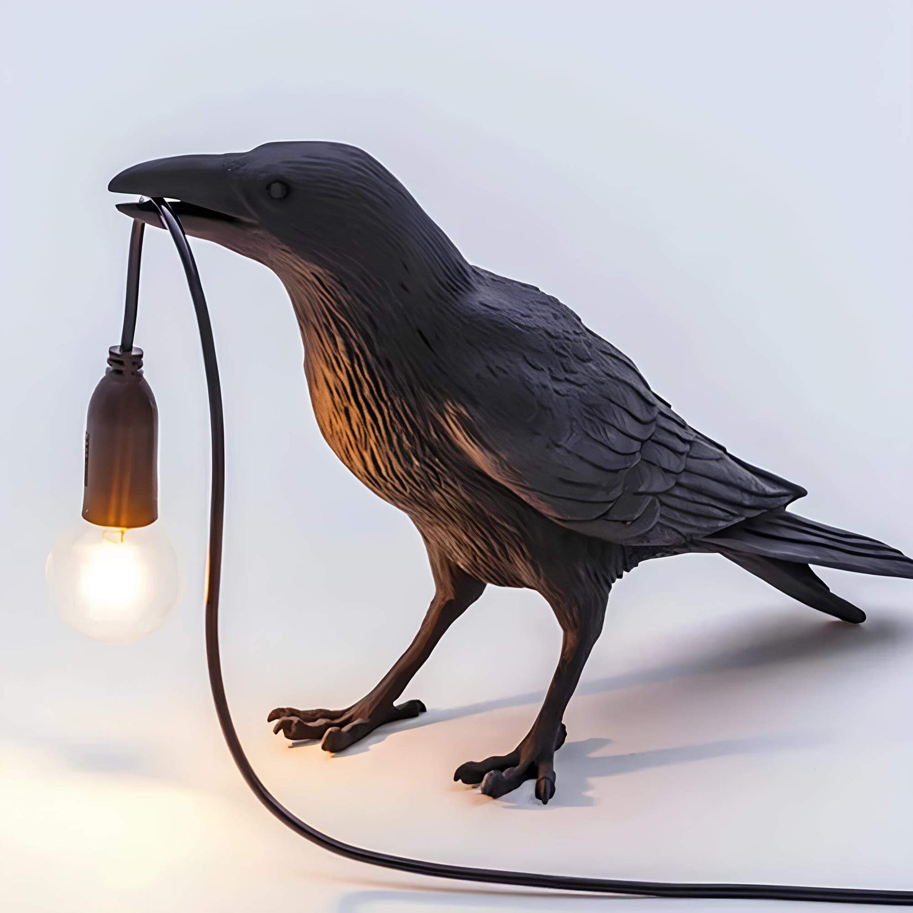 Artistic Crow – Kreative Wandlampe