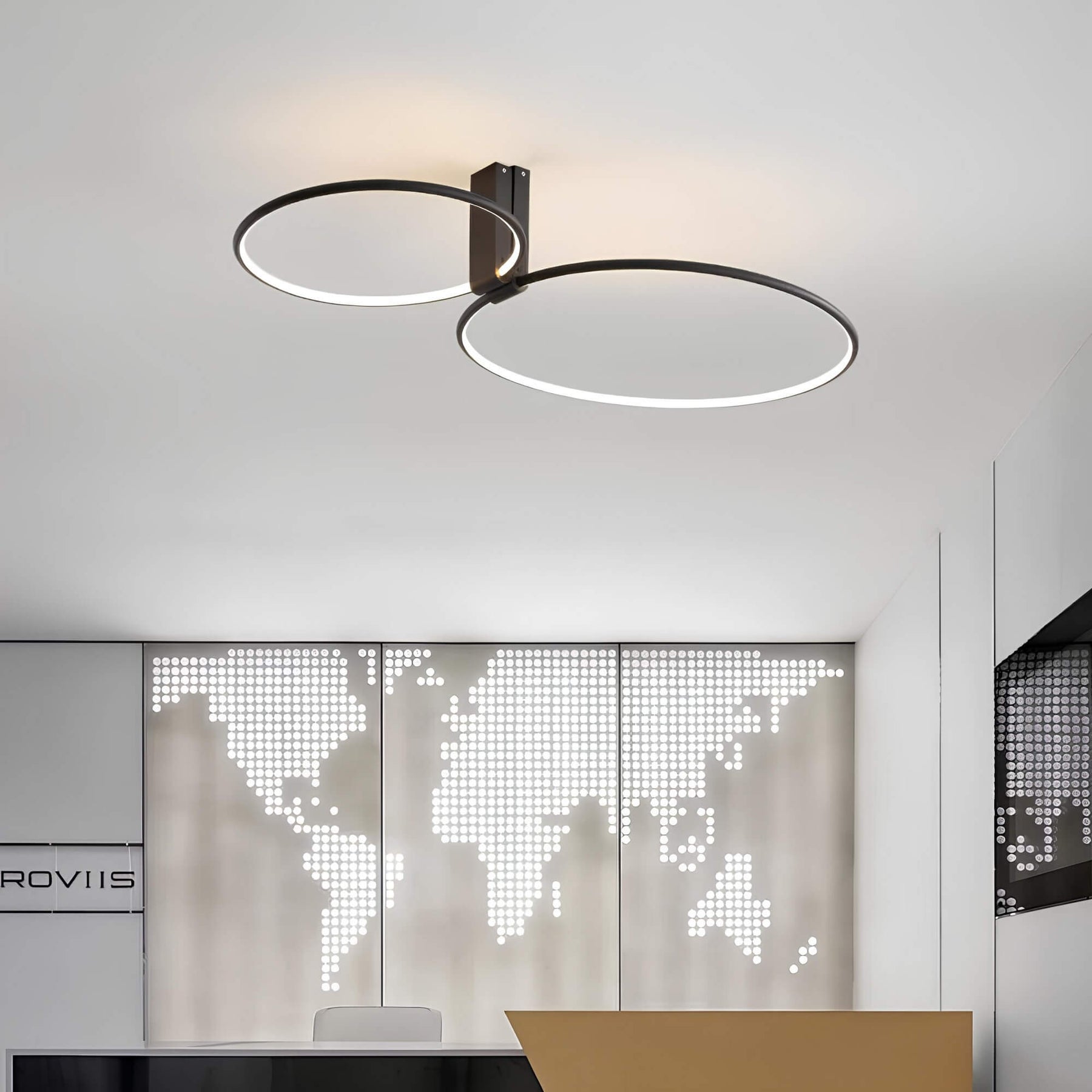 Chic LED Ceiling Fixture for Modern Home Decor