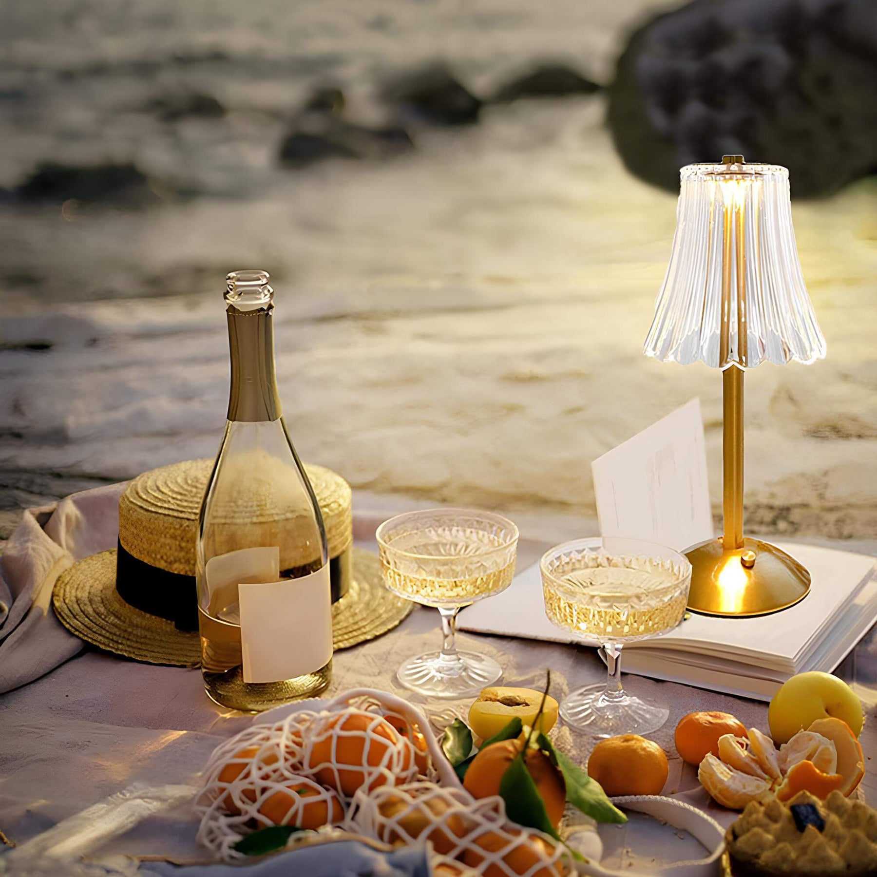 Elegante LED Tischlampe mit Retro-Design für stilvolle Beleuchtung